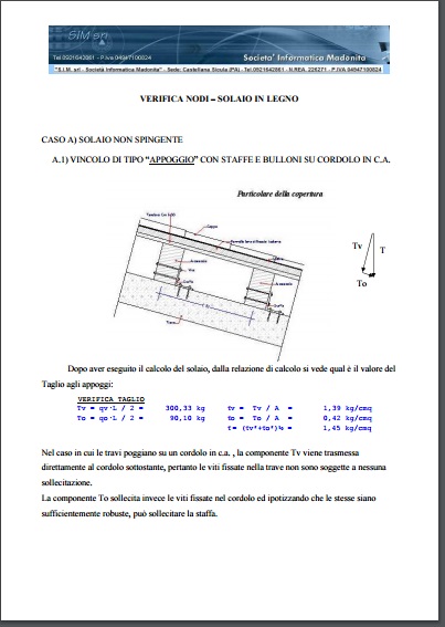 Verifica nodi solaio legno