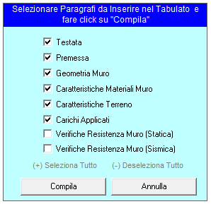 Paragrafi Tabulato di Calcolo