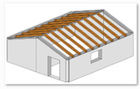 Solaio in Legno a Travi Inclinate